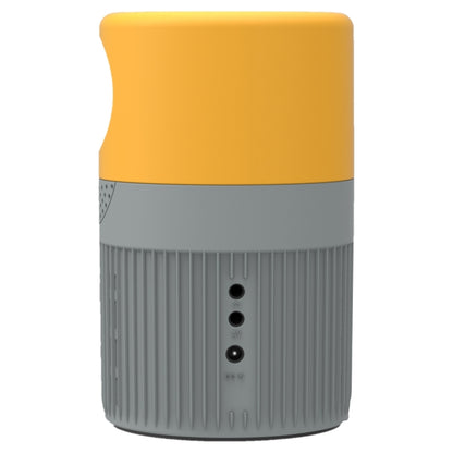 T400 3000 Lumens LED Mini Projector Support Wifi Screen Mirroring, Plug Type:EU Plug(Grey Yellow) - Mini Projector by buy2fix | Online Shopping UK | buy2fix
