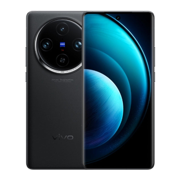 vivo X100 Pro, 12GB+256GB, Face ID / Fingerprint Identification, 6.78 inch Android 14 OriginOS 4 Dimensity 9300 Octa Core 3.25GHz, OTG, NFC, Network: 5G(Black) - vivo by vivo | Online Shopping UK | buy2fix