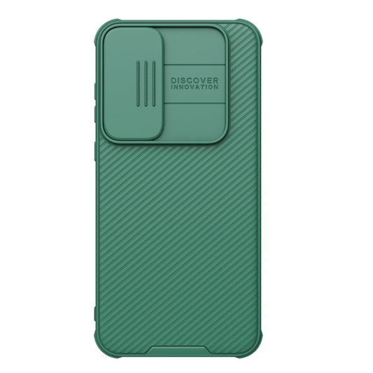 For Samsung Galaxy A55 NILLKIN Black Mirror Pro Series Camshield PC Phone Case(Green) - Galaxy Phone Cases by NILLKIN | Online Shopping UK | buy2fix