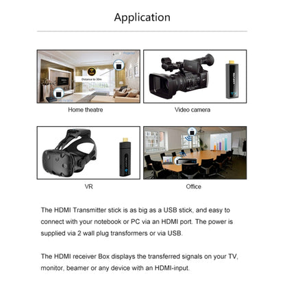 Measy W2H Nano 1080P HDMI 1.4 3D Wireless HDMI Audio Video Transmitter Receiver Extender, Transmission Distance: 30m, US Plug - Computer & Networking by Measy | Online Shopping UK | buy2fix