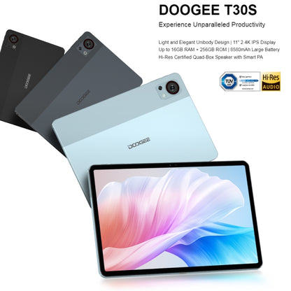 [HK Warehouse] DOOGEE T30S Tablet PC 11 inch, 16GB+256GB, Android 13 Unisoc T606 Octa Core, Global Version with Google Play, EU Plug(Blue) - Other by DOOGEE | Online Shopping UK | buy2fix