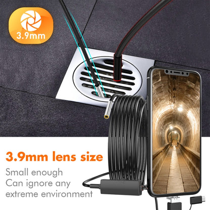 inskam107 3.9mm 3 In 1 HD Waterproof Industry Digital Endoscope Inspection Camera, Length:5m Hard Cable - Consumer Electronics by buy2fix | Online Shopping UK | buy2fix