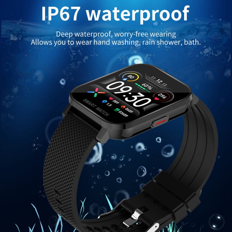 MT28 1.54 inch TFT Screen IP67 Waterproof Business Sport Silicone Strip Smart Watch, Support Sleep Monitor / Heart Rate Monitor / Blood Pressure Monitoring(Rose Gold) - Smart Wear by buy2fix | Online Shopping UK | buy2fix