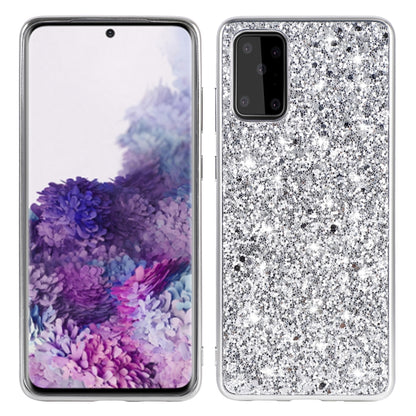 For Samsung Galaxy S20 FE Glitter Powder Shockproof TPU Protective Case(Silver) - Samsung Accessories by buy2fix | Online Shopping UK | buy2fix