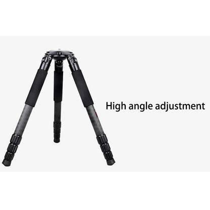 BEXIN ST424C Rugged Camcorder Photographic Carbon Fiber Big Tripod, Max Tube: 40mm - Camera Accessories by BEXIN | Online Shopping UK | buy2fix