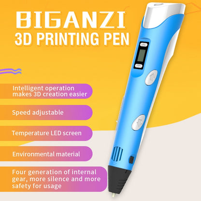 Hand-held 3D Printing Pen, AU Plug (Yellow) - Consumer Electronics by buy2fix | Online Shopping UK | buy2fix