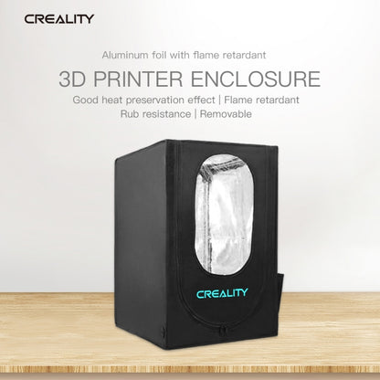 Creality 3D Printer Flame Retardant Aluminum Foil Cloth Protective Cover for Ender-3, Big Size: 70x75x90cm - Parts by Creality | Online Shopping UK | buy2fix