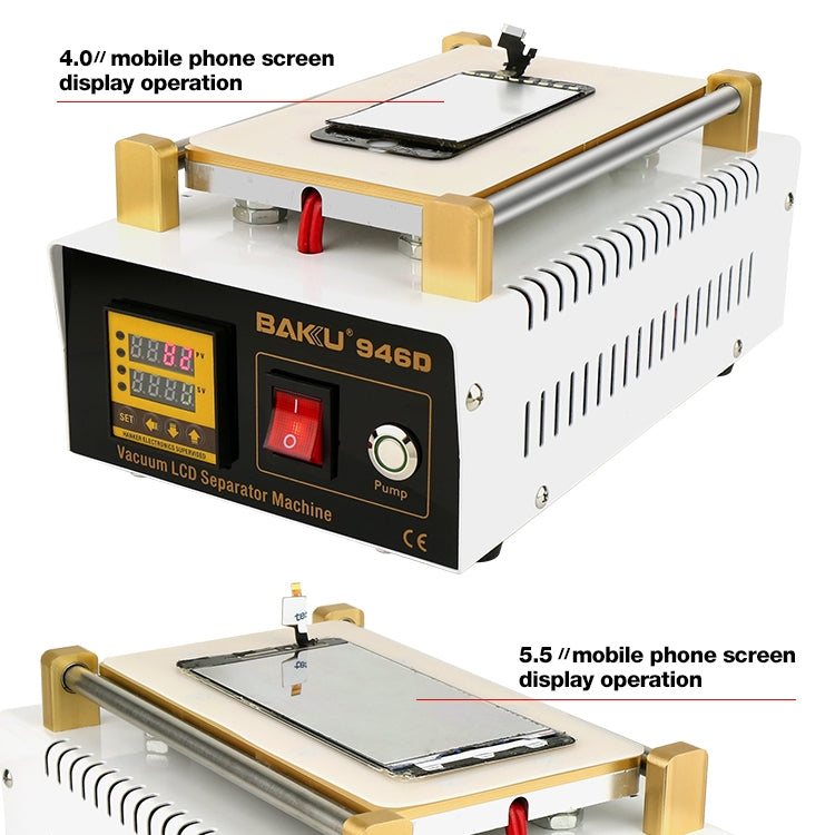 BAKU BK-946D 200W Vacuum LCD Touch Panel Separator Machine, AC 110V - Separation Equipment by BAKU | Online Shopping UK | buy2fix