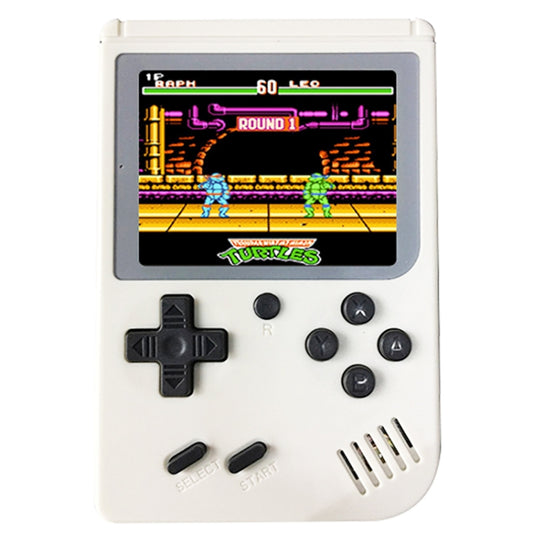 RS-6A Retro Mini Handheld Game Console, 3.0 inch 8 Bits Color 500 Games Retro FC Game Player(White) - Pocket Console by buy2fix | Online Shopping UK | buy2fix