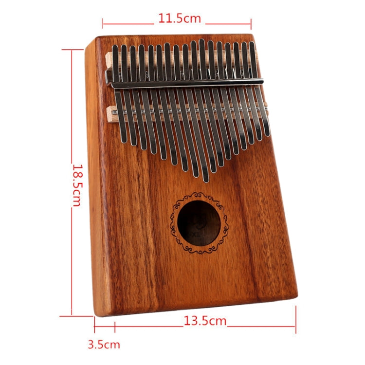 17-tone Acacia Wood Single Kalimba Thumb Piano Kalimba Finger Piano - Keyboard Instruments by buy2fix | Online Shopping UK | buy2fix