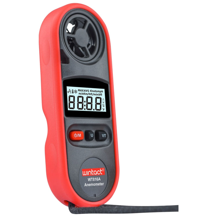 Wintact WT816A Digital Electronic Thermometer Anemometer - Tachometers & Anemometer by Wintact | Online Shopping UK | buy2fix