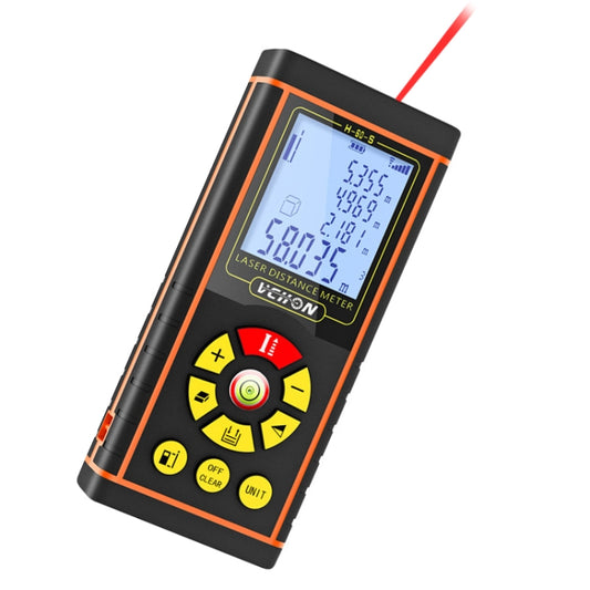 VCHON 60m Handheld Rechargeable Voice Laser Rangefinder High Precision Infrared Room Measuring Instrument Electronic Laser Ruler - Consumer Electronics by buy2fix | Online Shopping UK | buy2fix