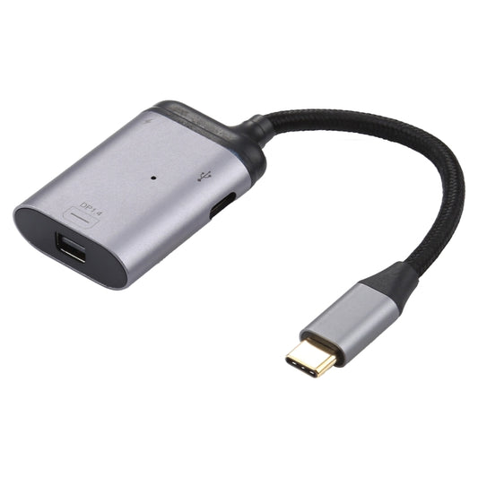 4K USB-C / Type-C to Mini DisplayPort 1.4 + PD Data Sync Adapter Cable - Computer & Networking by buy2fix | Online Shopping UK | buy2fix