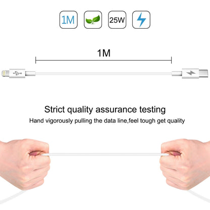 HAWEEL 25W 3A USB-C / Type-C to 8 Pin PD Fast Charging Cable for iPhone, iPad, Cable Length:1m - Normal Style Cable by buy2fix | Online Shopping UK | buy2fix