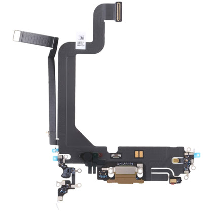 For iPhone 14 Pro Max Original Charging Port Flex Cable (Gold) -  by buy2fix | Online Shopping UK | buy2fix