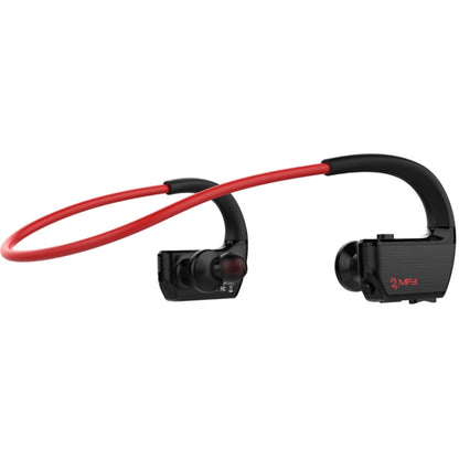 J2 Bluetooth 4.2 Binaural Hanging Type Wireless Sports Bluetooth Earphone, Built-in Memory (Red) - Bluetooth Earphone by buy2fix | Online Shopping UK | buy2fix