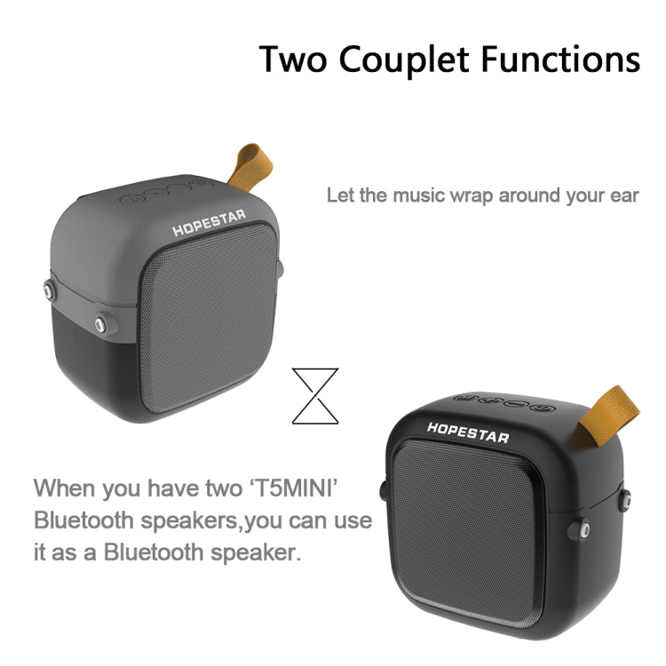 HOPESTAR T5mini Bluetooth 4.2 Portable Mini Wireless Bluetooth Speaker (Green) - Mini Speaker by HOPESTAR | Online Shopping UK | buy2fix