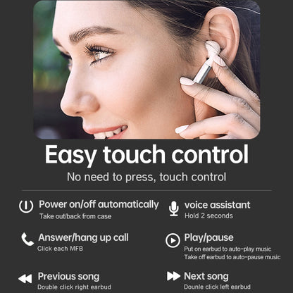 Fineblue J1 Pro Bluetooth 5.0 TWS Wireless Bluetooth Earphone(Black) - TWS Earphone by Fineblue | Online Shopping UK | buy2fix