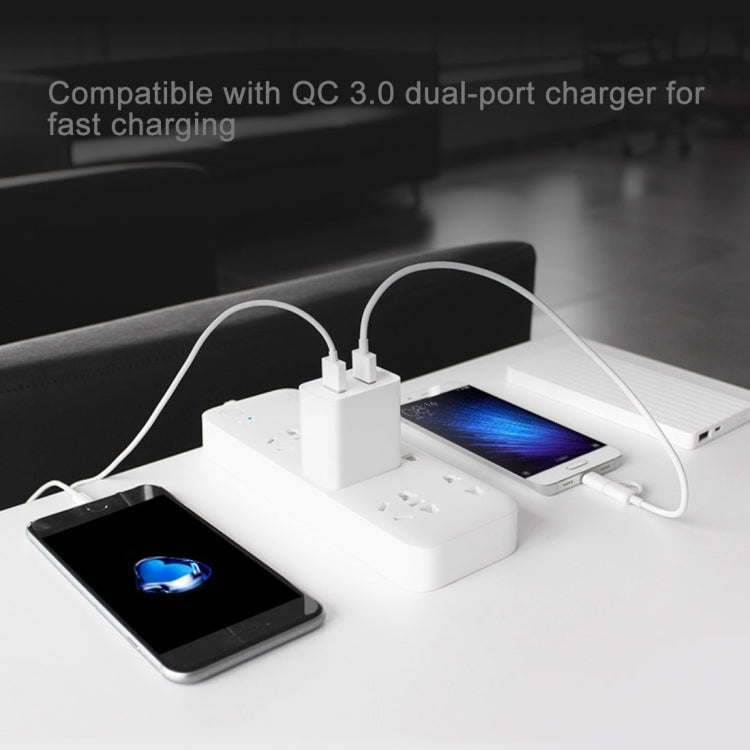 Original Xiaomi 3.6A QC3.0 Dual USB Port Smart Quick Charging Charger, For iPhone, Galaxy, Huawei, Xiaomi, LG, HTC and Other Smart Phones, Rechargeable Devices, AC100-240V Wide Voltage(White) - Mobile Accessories by Xiaomi | Online Shopping UK | buy2fix