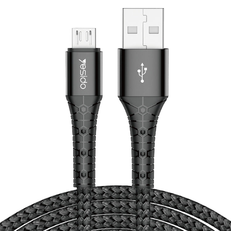 Yesido CA50 2.4A USB to Micro USB Charging Cable, Length: 2m - Micro USB Cable by Yesido | Online Shopping UK | buy2fix