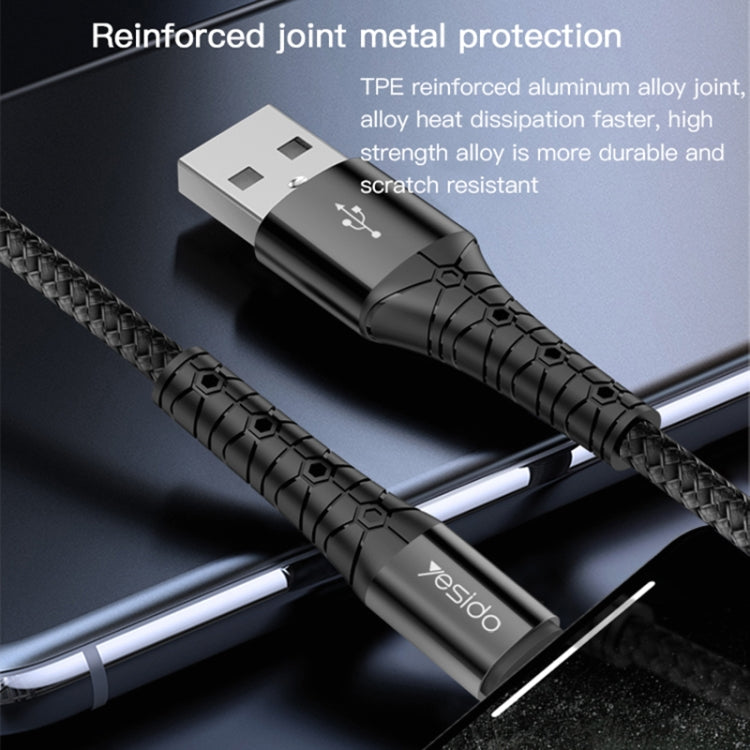 Yesido CA50 2.4A USB to Micro USB Charging Cable, Length: 2m - Micro USB Cable by Yesido | Online Shopping UK | buy2fix