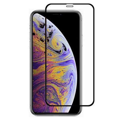 For iPhone 11 Pro Max / XS Max ENKAY Hat-prince Full Glue 0.26mm 9H 2.5D Tempered Glass Film(Black) - iPhone XS Max Tempered Glass by ENKAY | Online Shopping UK | buy2fix
