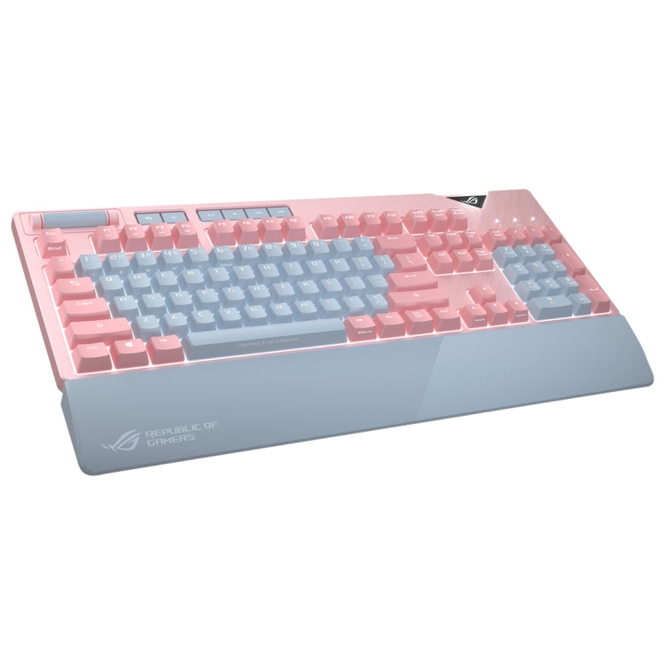 ASUS Strix Flare Pink LTD RGB Backlight Wired Gaming Keyboard with Detachable Wrist Rest (Mechanical Brown Switch) - Wired Keyboard by ASUS | Online Shopping UK | buy2fix