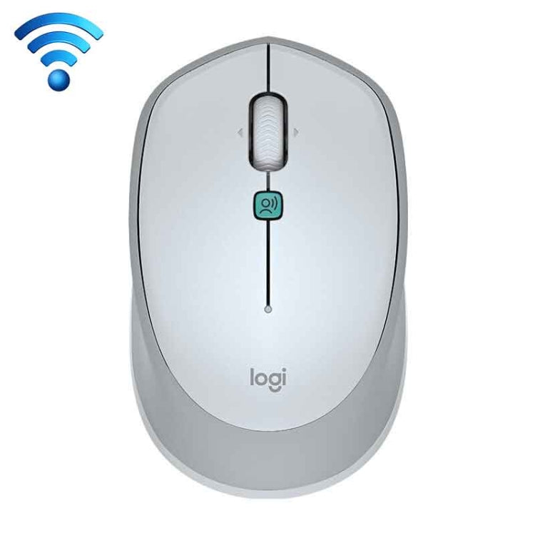 Logitech Voice M380 4 Buttons Smart Voice Input Wireless Mouse (Silver Grey) - Wireless Mice by Logitech | Online Shopping UK | buy2fix