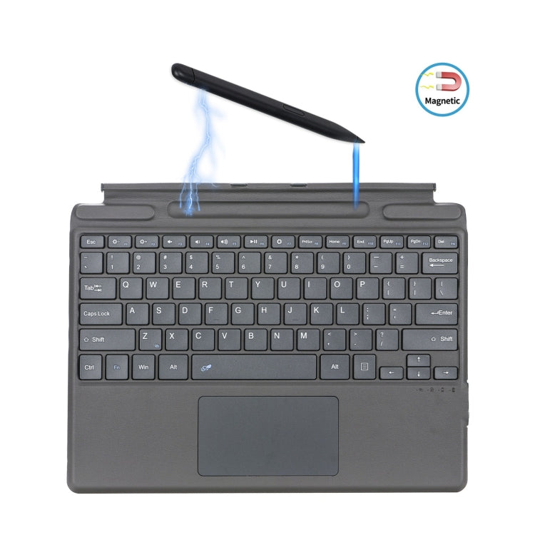 For Microsoft Surface Pro 8 / Pro X Tablet Bluetooth Keyboard Leather Case with Pen Slot - Wireless Keyboard by buy2fix | Online Shopping UK | buy2fix