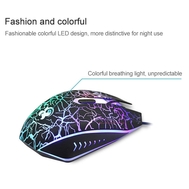 MC Saite A70 Wired LED Backlight USB Mouse - Wired Mice by MC Saite | Online Shopping UK | buy2fix