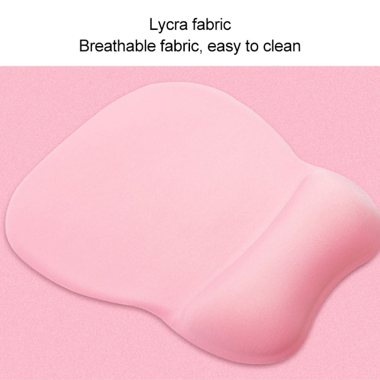 MONTIAN MF-01 Oval Slow Rebound Memory Cotton Soft Bracer Mouse Pad(Pink) - Mouse Pads by buy2fix | Online Shopping UK | buy2fix