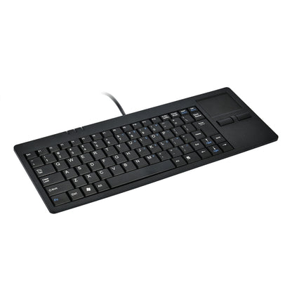 MC-818 82 Keys Touch-pad Ultra-thin Wired Computer Keyboard - Computer & Networking by buy2fix | Online Shopping UK | buy2fix