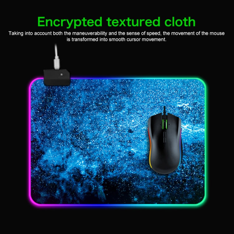 Computer Blue Illuminated Mouse Pad, Size: 90 x 30 x 0.4cm - Mouse Pads by buy2fix | Online Shopping UK | buy2fix