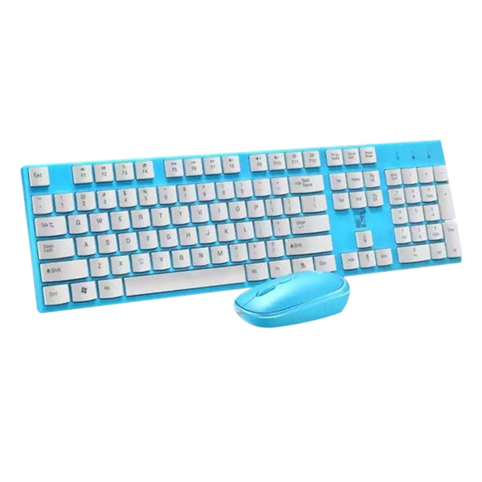 ZGB S600 Chocolate Candy Color Wired USB Keyboard Mouse Set (Blue) - Wired Keyboard by Chasing Leopard | Online Shopping UK | buy2fix