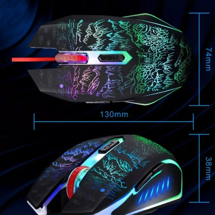 ZGB T9 USB Wired Gaming Backlight Gaming Mouse - Wired Mice by Chasing Leopard | Online Shopping UK | buy2fix