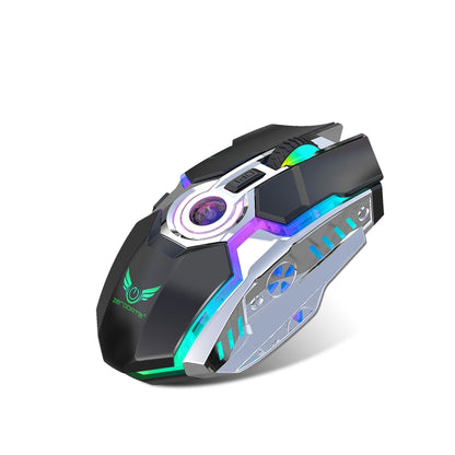 ZERODATE T30 2.4GHz 2400DPI Three-speed Adjustable RGB Backlight Wireless Optical Mouse (Black) - Wireless Mice by ZERODATE | Online Shopping UK | buy2fix