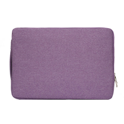 13.3 inch Universal Fashion Soft Laptop Denim Bags Portable Zipper Notebook Laptop Case Pouch for MacBook Air / Pro, Lenovo and other Laptops, Size: 35.5x26.5x2cm (Purple) - 13.3 inch by buy2fix | Online Shopping UK | buy2fix