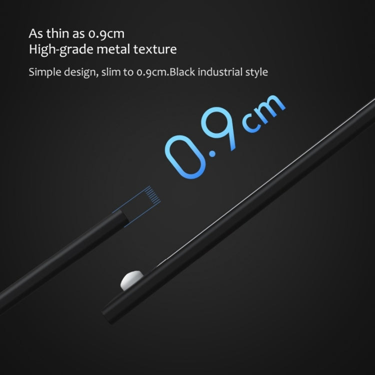 40cm Original Xiaomi Youpin YEELIGHT LED Smart Human Motion Sensor Light Bar Rechargeable Wardrobe Cabinet Corridor Wall Lamps(Black) - Celling Lights & Chandeliers by Xiaomi | Online Shopping UK | buy2fix