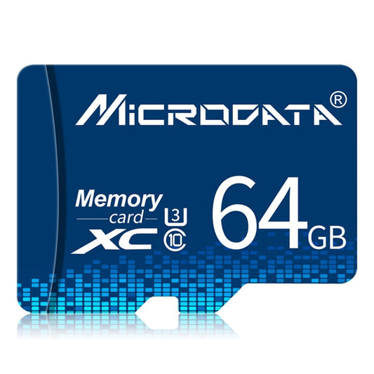 MICRODATA 64GB U3 Blue TF(Micro SD) Memory Card - Micro SD Card by MiCRODATA | Online Shopping UK | buy2fix