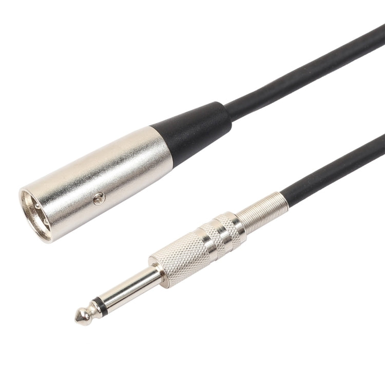 10m XLR 3-Pin Male to 1/4 inch (6.35mm) Mono Shielded Microphone Audio Cord Cable - Consumer Electronics by buy2fix | Online Shopping UK | buy2fix