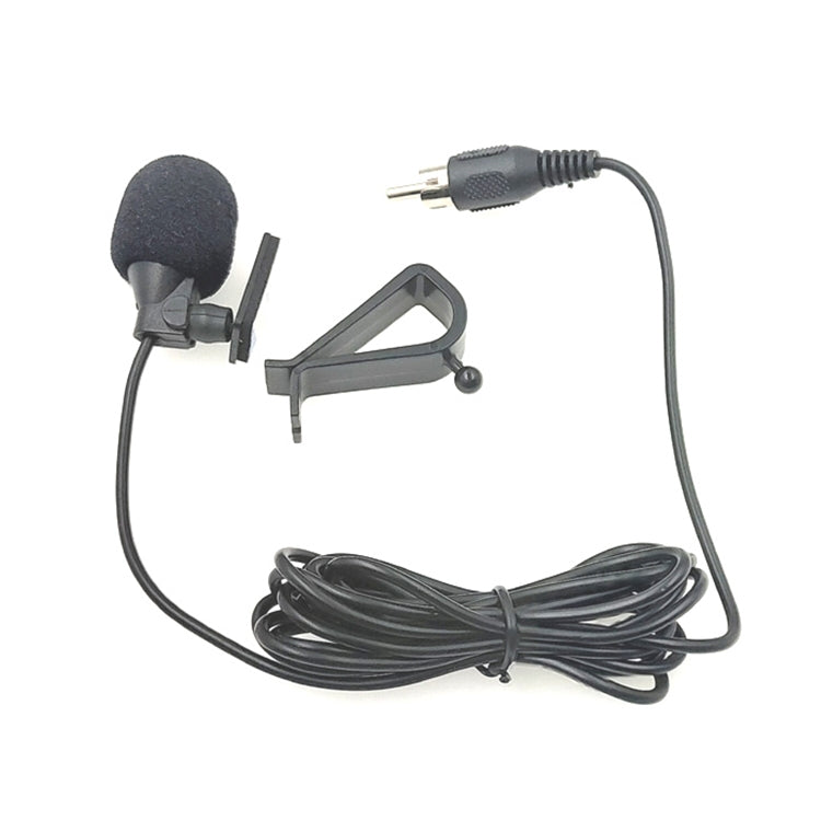 ZJ015MR RCA Lotus Plug Car Navigation DVD External Paste Microphone, Length: 3m - Consumer Electronics by buy2fix | Online Shopping UK | buy2fix