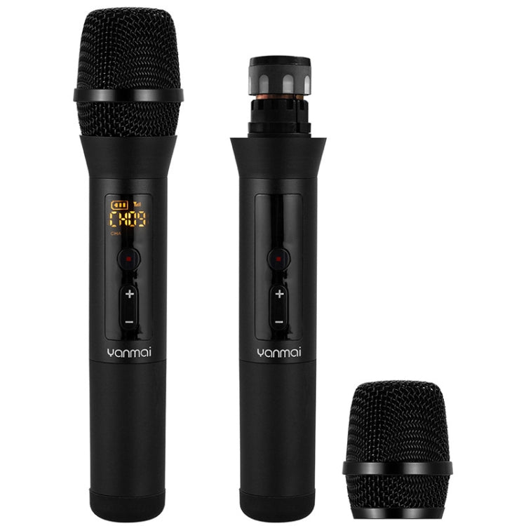 Yanmai UF8 UHF Wireless Dynamic Microphone with LCD Display - Consumer Electronics by Yanmai | Online Shopping UK | buy2fix