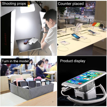 Cylindrical Display Stand Security System Burglar Alarm / Anti-theft Alarm Display Holder  with Infrared Remote Control for Mobile Phones with Type-C / USB-C Port - Security by buy2fix | Online Shopping UK | buy2fix