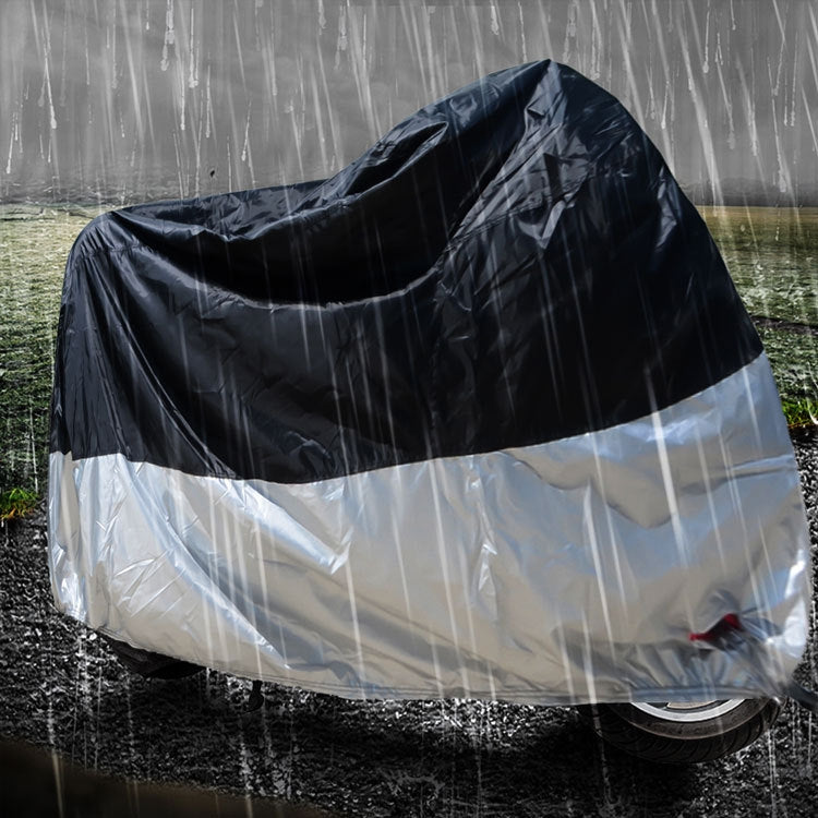 210D Oxford Cloth Motorcycle Electric Car Rainproof Dust-proof Cover, Size: XL (Black) - Raincoat by buy2fix | Online Shopping UK | buy2fix