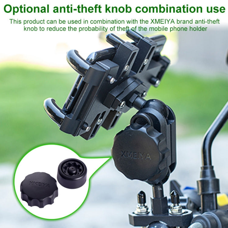 M8 Bolt Ball-Head Motorcycle Multi-function Eight-jaw Aluminum Phone Navigation Bracket with Anti-theft Knobs - Holder by buy2fix | Online Shopping UK | buy2fix