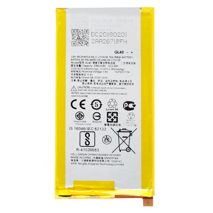 3300mAh Li-Polymer Battery GL40 for Motorola Moto Z Play / XT1635 / XT1635-01 / XT1635-02 / XT1635-03 - For Motorola by buy2fix | Online Shopping UK | buy2fix