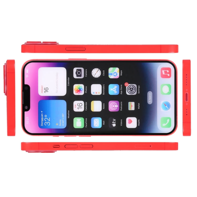 For iPhone 14 Color Screen Non-Working Fake Dummy Display Model(Red) - For iPhone & iPad by buy2fix | Online Shopping UK | buy2fix