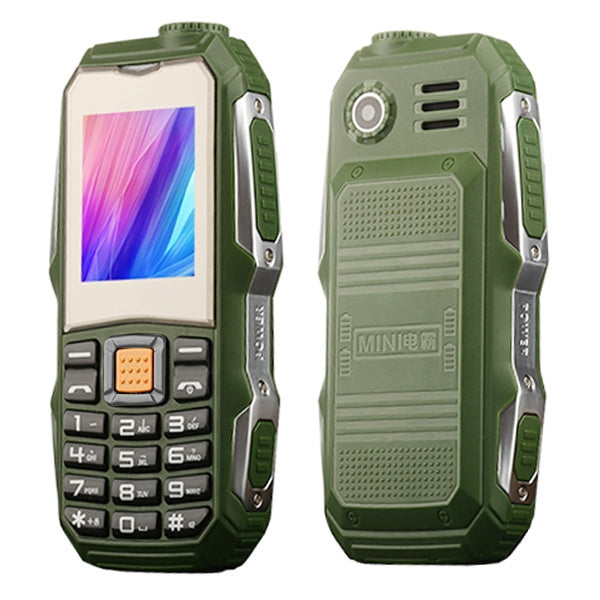 L9 Triple Proofing Elder Phone, Waterproof Shockproof Dustproof, 3800mAh Battery, 1.8 inch, 21 Keys, LED Flashlight, FM, Dual SIM(Green) - Others by buy2fix | Online Shopping UK | buy2fix