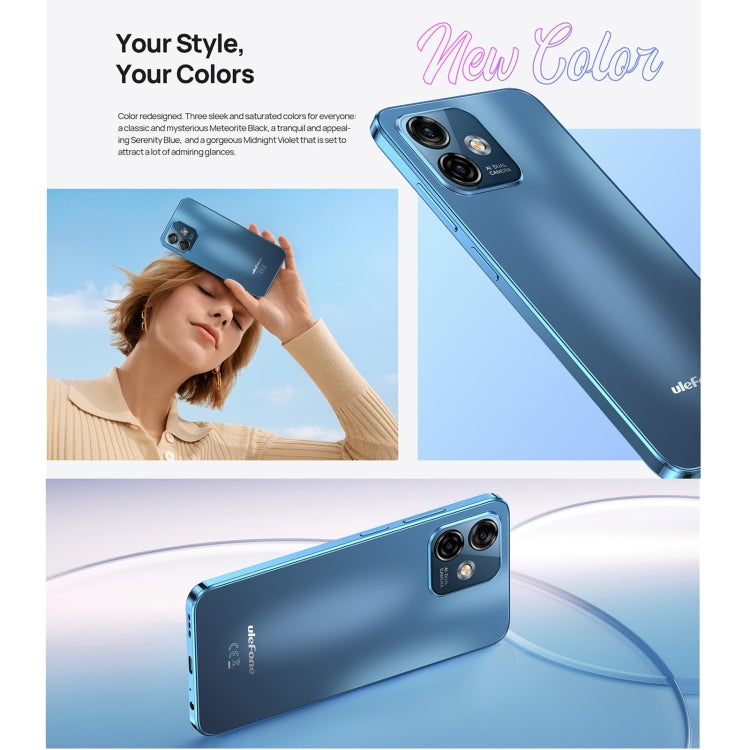 [HK Warehouse] Ulefone Note 16 Pro, 8GB+256GB, Dual Back Cameras, Face ID & Side Fingerprint Identification, 4400mAh Battery, 6.52 inch Android 13 Unisoc T606 Octa Core up to 1.6GHz, Network: 4G, Dual SIM, OTG (Purple) - Ulefone by Ulefone | Online Shopping UK | buy2fix