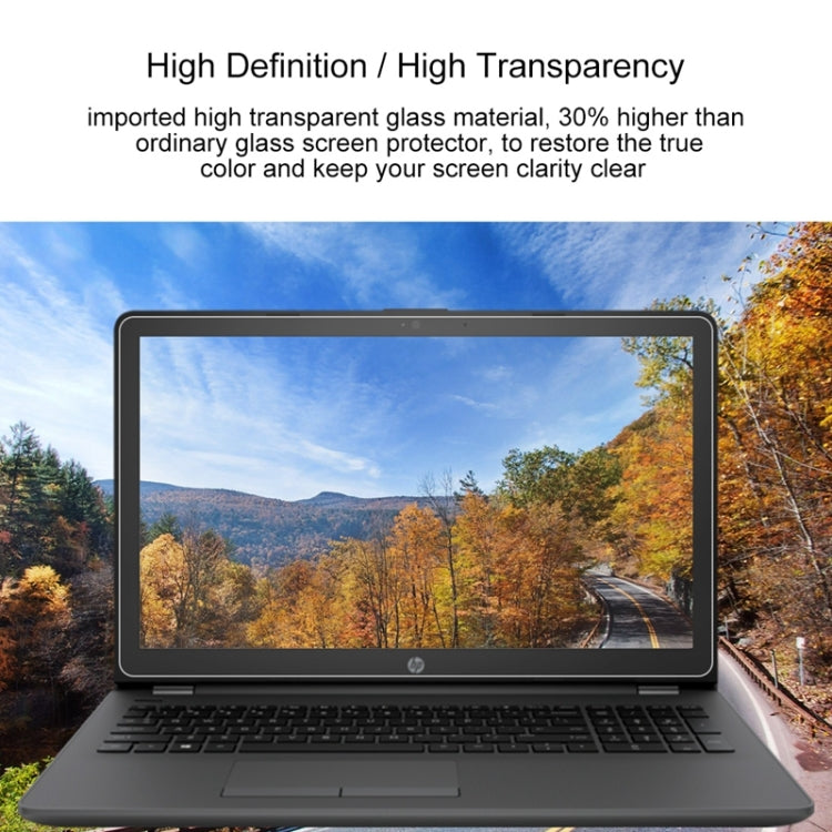 Laptop Screen HD Tempered Glass Protective Film for HP 255 G6 Notebook PC (ENERGY STAR) 15.6 inch -  by buy2fix | Online Shopping UK | buy2fix